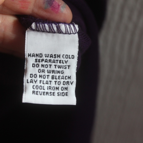 DEEP PURPLE KARIN STEVENS DRESS AND SWEATER COAT - Picture 5 of 6